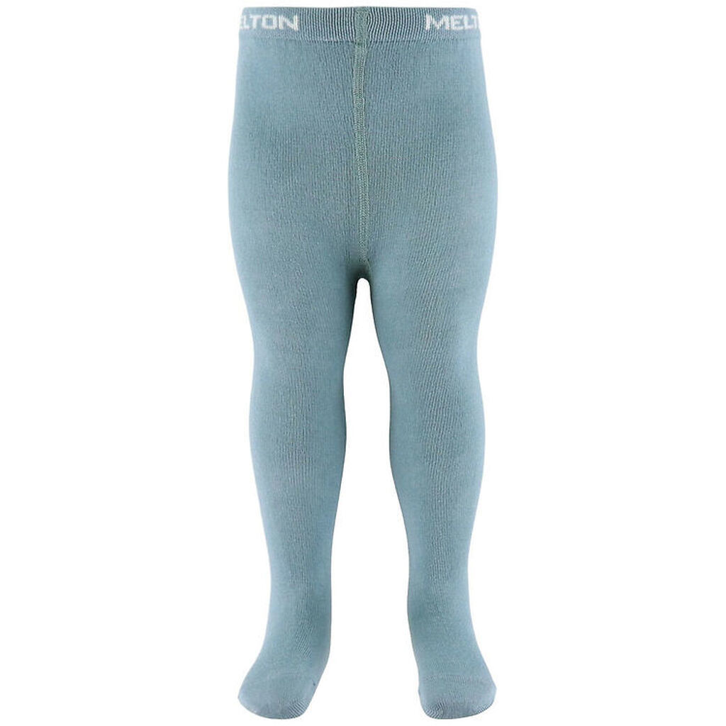 Melton Strømpebukser - Faded Denim