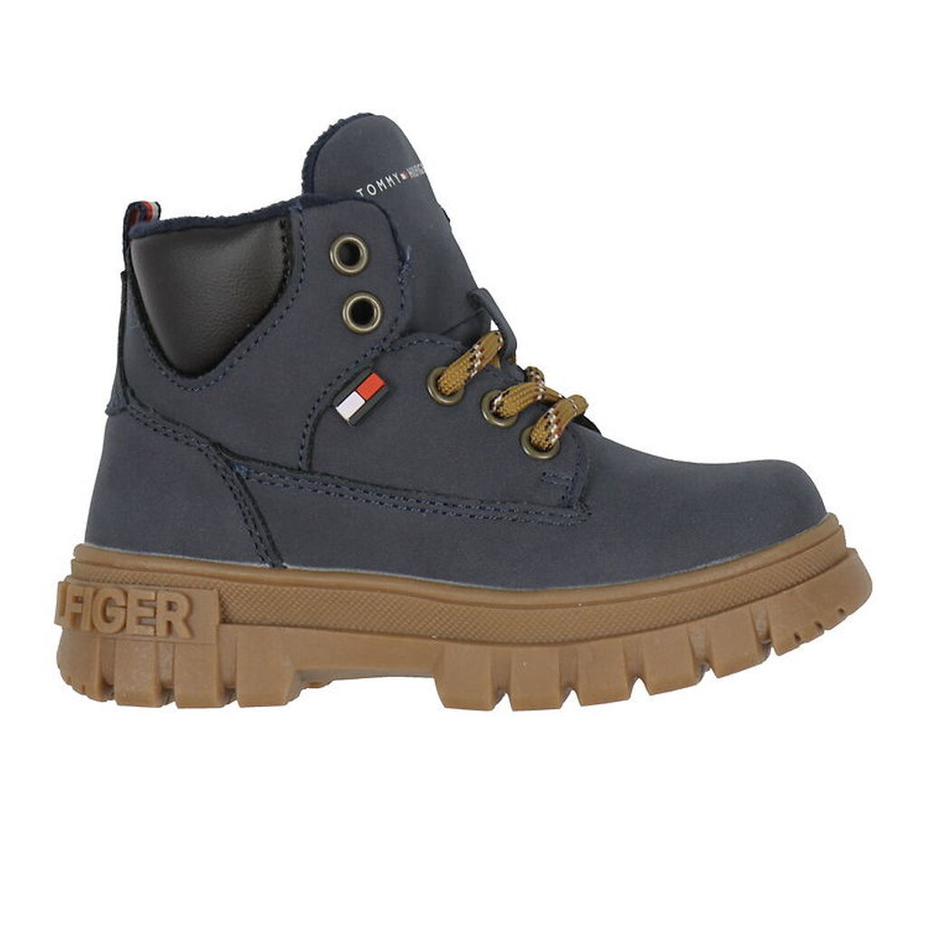Tommy Hilfiger Støvler - Lace-Up - Blå