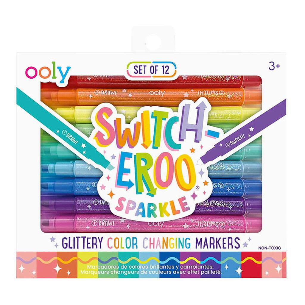 Ooly Trylletuscher - 12 stk - Switch-Eroo m. Glimmer