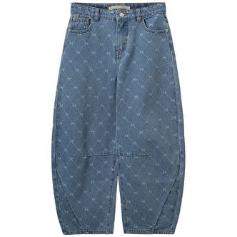 Sofie Schnoor Jeans - Tomar - Denim Blue m. Harlequinmønster