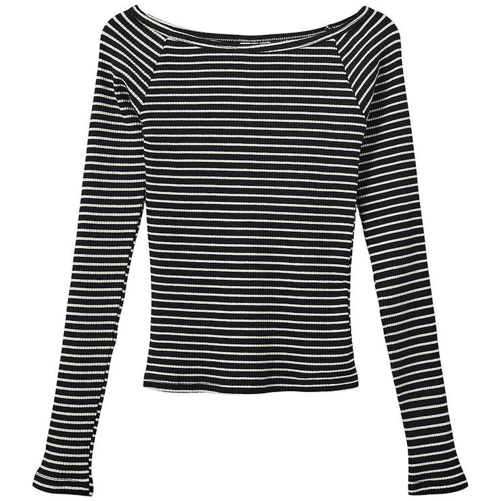 Sofie Schnoor Bluse - Rib - Soma - Black Striped