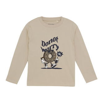 Minymo Bluse - Oxford Tan