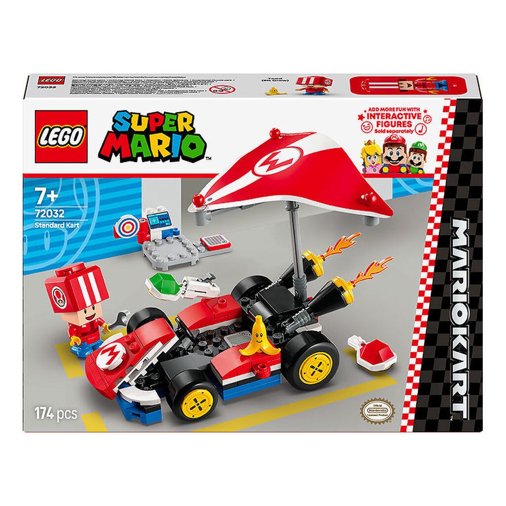 LEGOÂ® Super Mario - Mario Kart - Standard Kart 72032 - 174 Dele