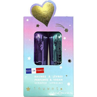 Inuwet Læbepomader - 2-pak - Cupcake/Blackcurrant