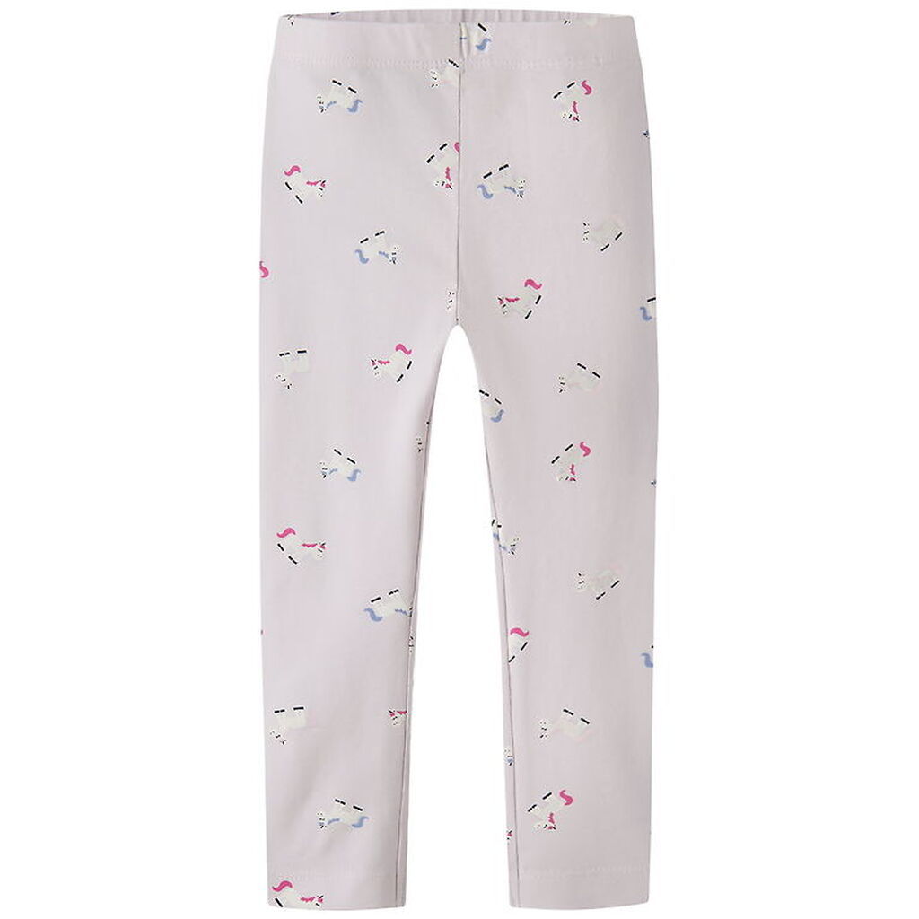 Name It Leggings - NmfVivian - Lavender Fog/Unicorns