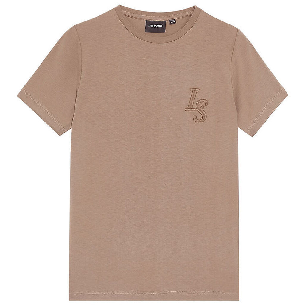 Lyle & Scott T-shirt - Monogram - Tigers Eye