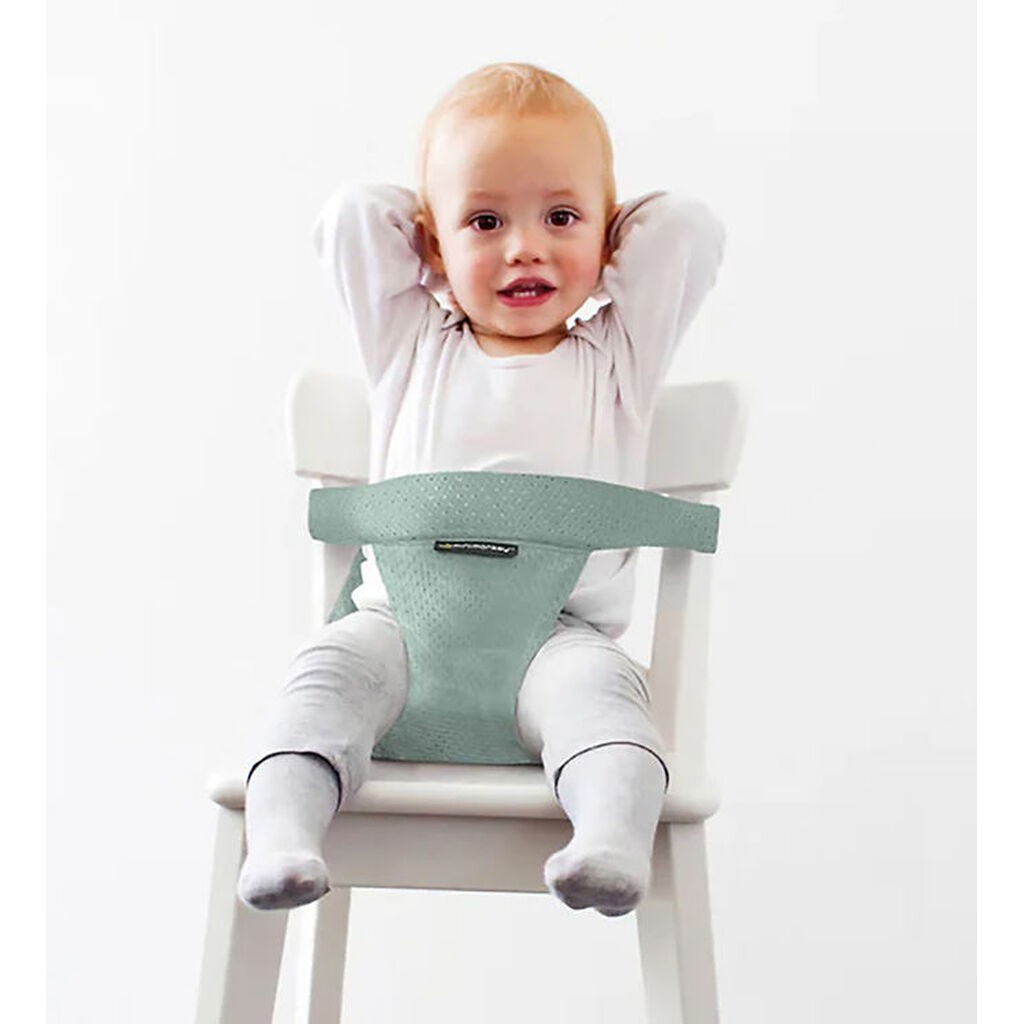 Mini Monkey Sele Til Højstol - Mini Chair Pocket - Dusty Green