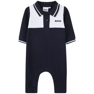 BOSS Heldragt - Navy/Hvid