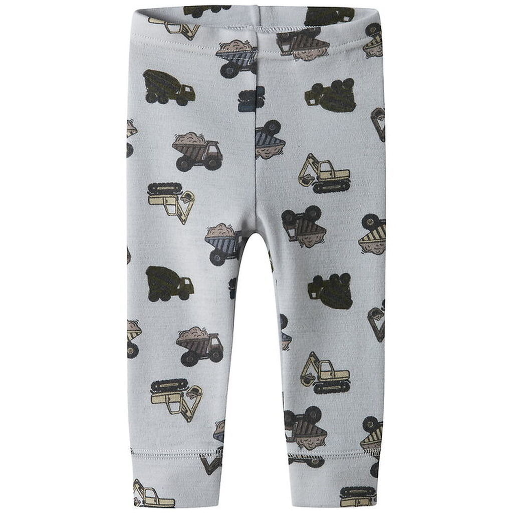 Name It Leggings - Uld - NbmWillow - Micro Chip/Working Machines