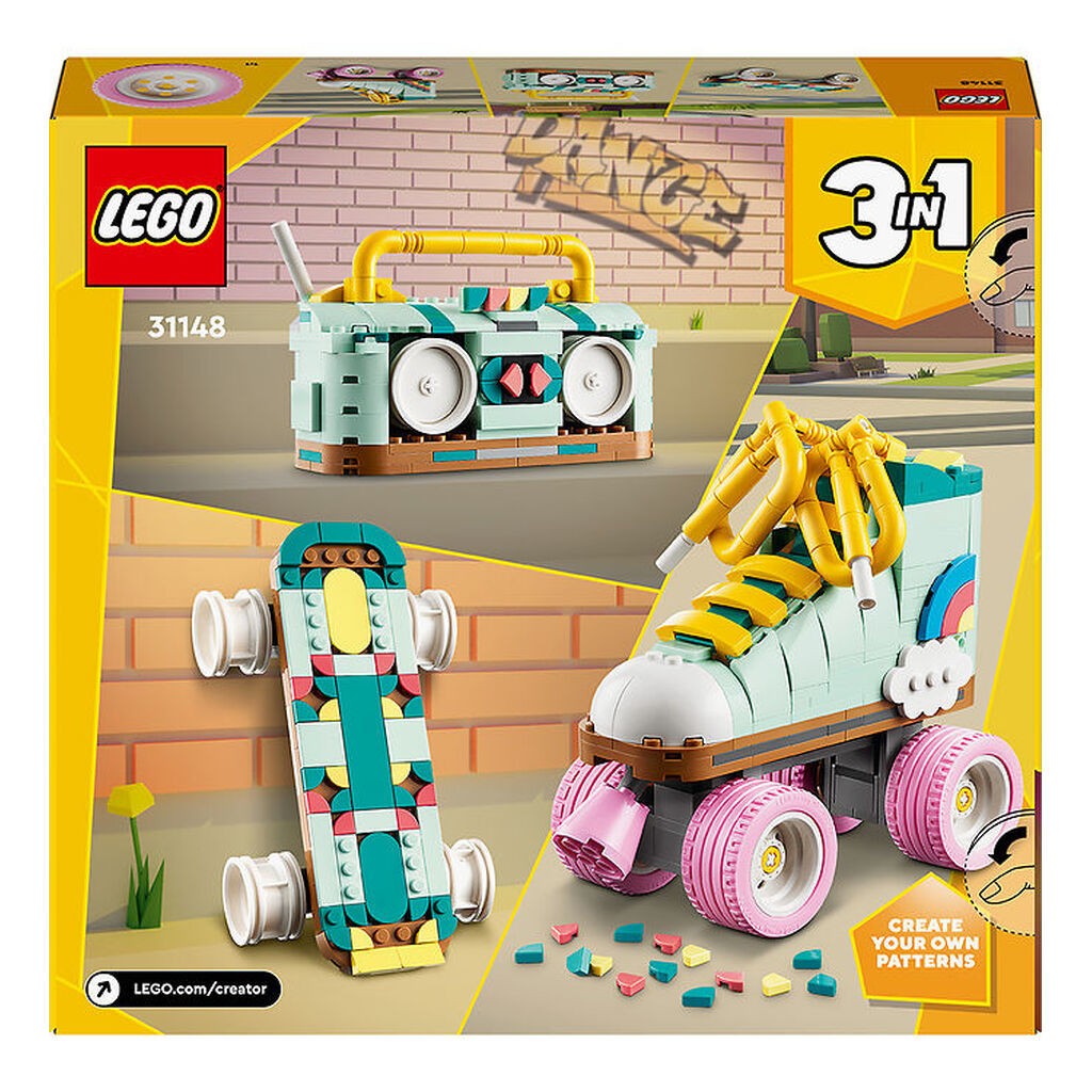 LEGOÂ® Creator - Retro-Rulleskøjte - 31148 - 342 Dele