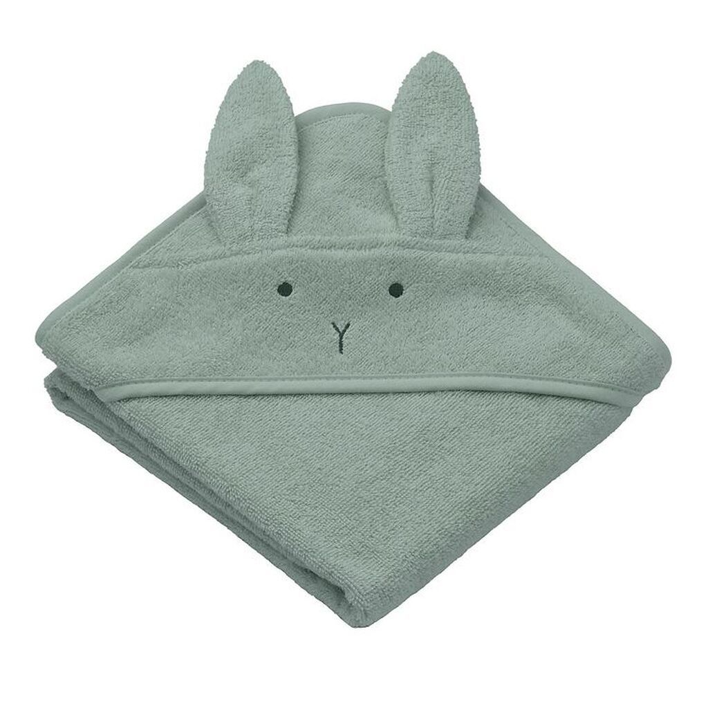 Liewood Babyhåndklæde - 70x70 cm - Albert - Rabbit Peppermint