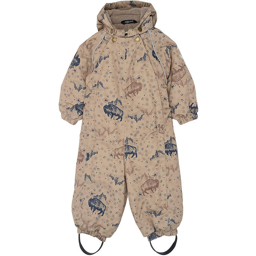 Mikk-Line Flyverdragt - Forest - Coriander m. Print