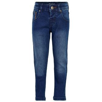 Minymo Bukser - Stretch Slim Fit - Blå Denim