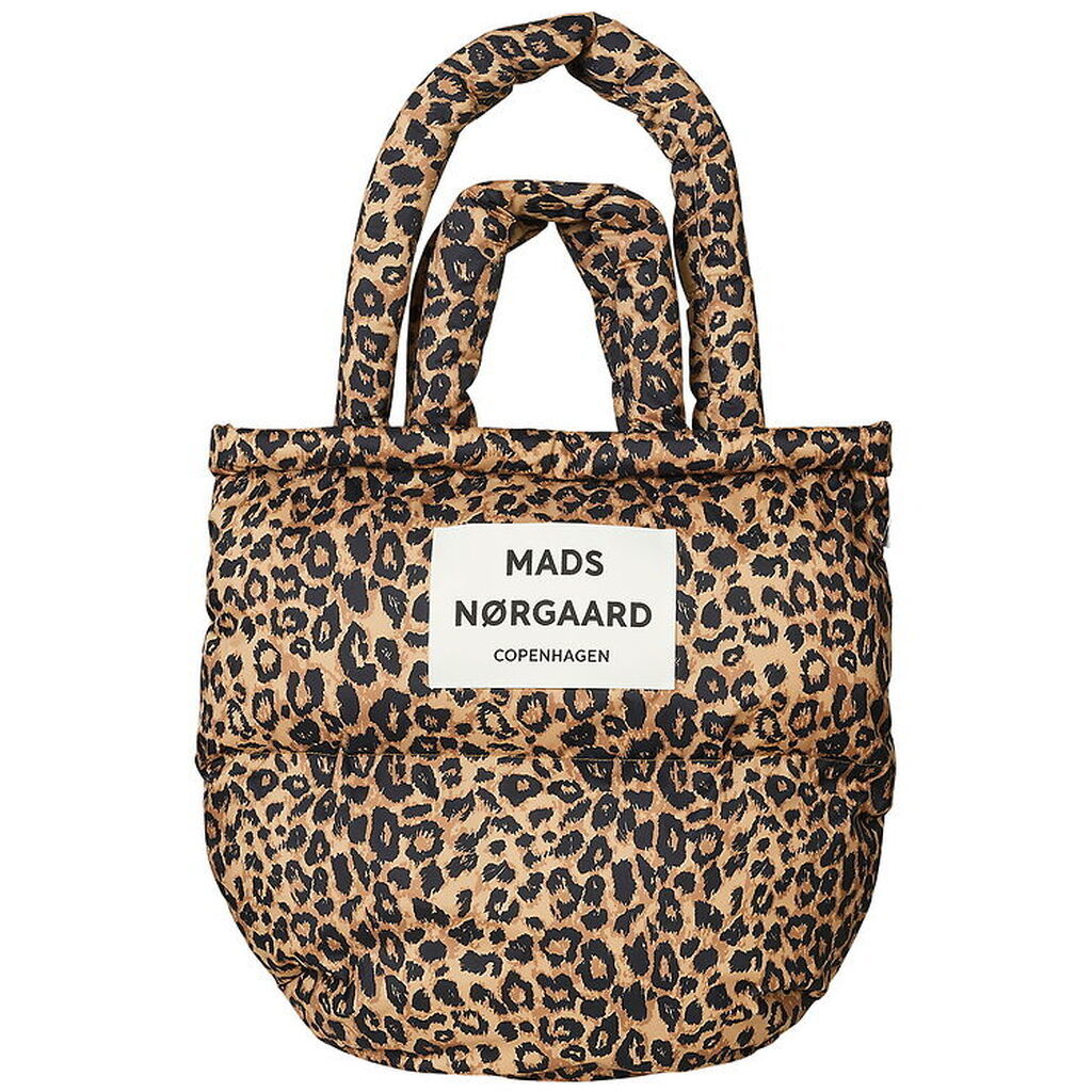 Mads Nørgaard Shopper - Light Ripstop Pillow - Leo AOP/Black