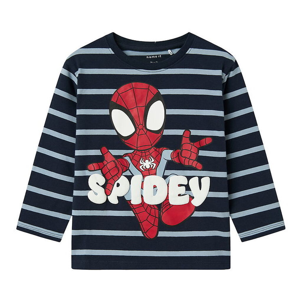 Name It Bluse - NmmJosue - Spidey - Navy Blazer/Dusty Blue