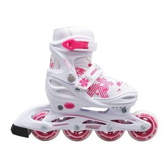 Roces Rulleskøjter - Jokey 3.0 Girl - Hvid/Pink - Inliner