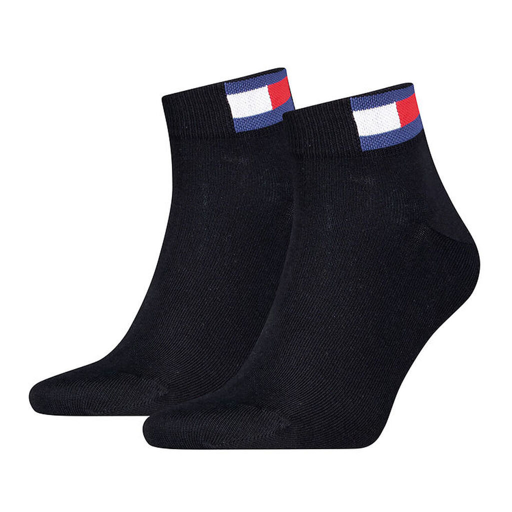 Tommy Hilfiger Strømper - 2-pak - Quarter - Dark Navy