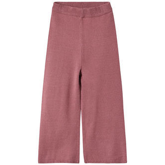 Fliink Bukser - Wide - Strik - Viskoseblanding - Alon - Ash Rose