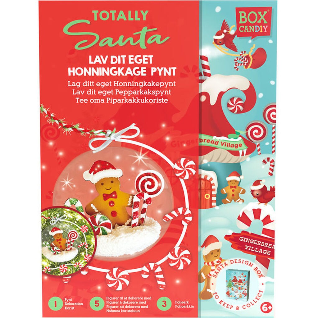 BOX CANDIY Kreasæt - Lav Dit Eget Pynt - Totally Santa