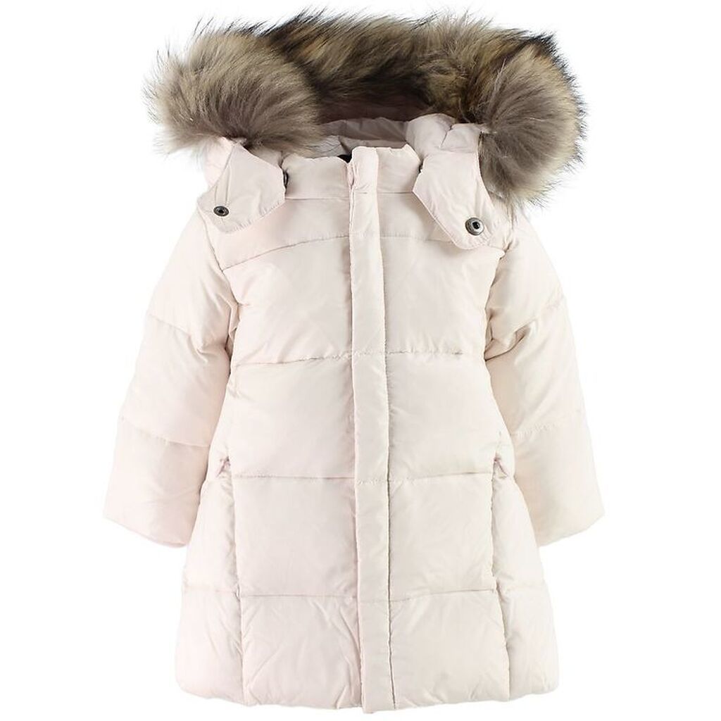 Ver de Terre Dunfrakke m. Pels - Pudder