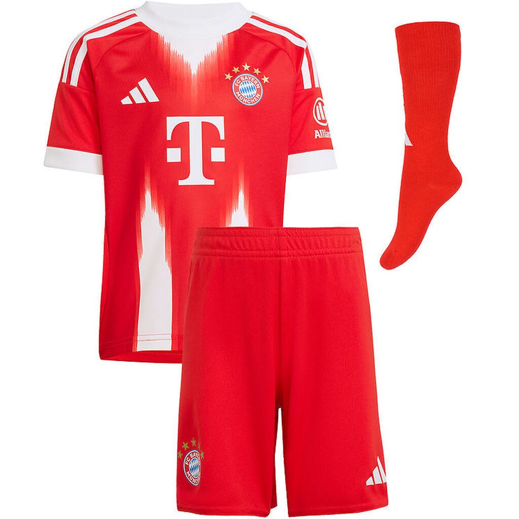 adidas Performance Fodboldsæt - FC Bayern - Rød m. Logo