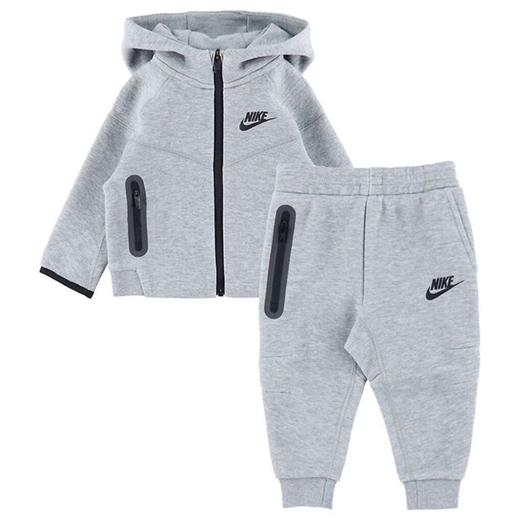 Nike Sweatsæt - Cardigan/Sweatpants - Grey Heather