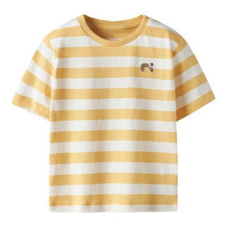 Name It T-shirt - NmmFridy - Buff Yellow m. Striber