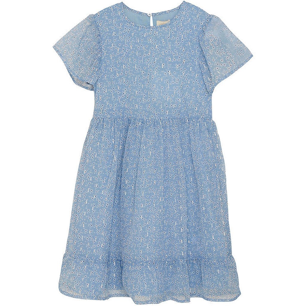Creamie Kjole - Flower Lurex - Forever Blue