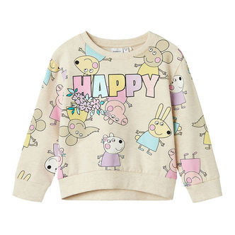 Name It Sweatshirt - NmfFira - Peppa Pig- Peyote Melange
