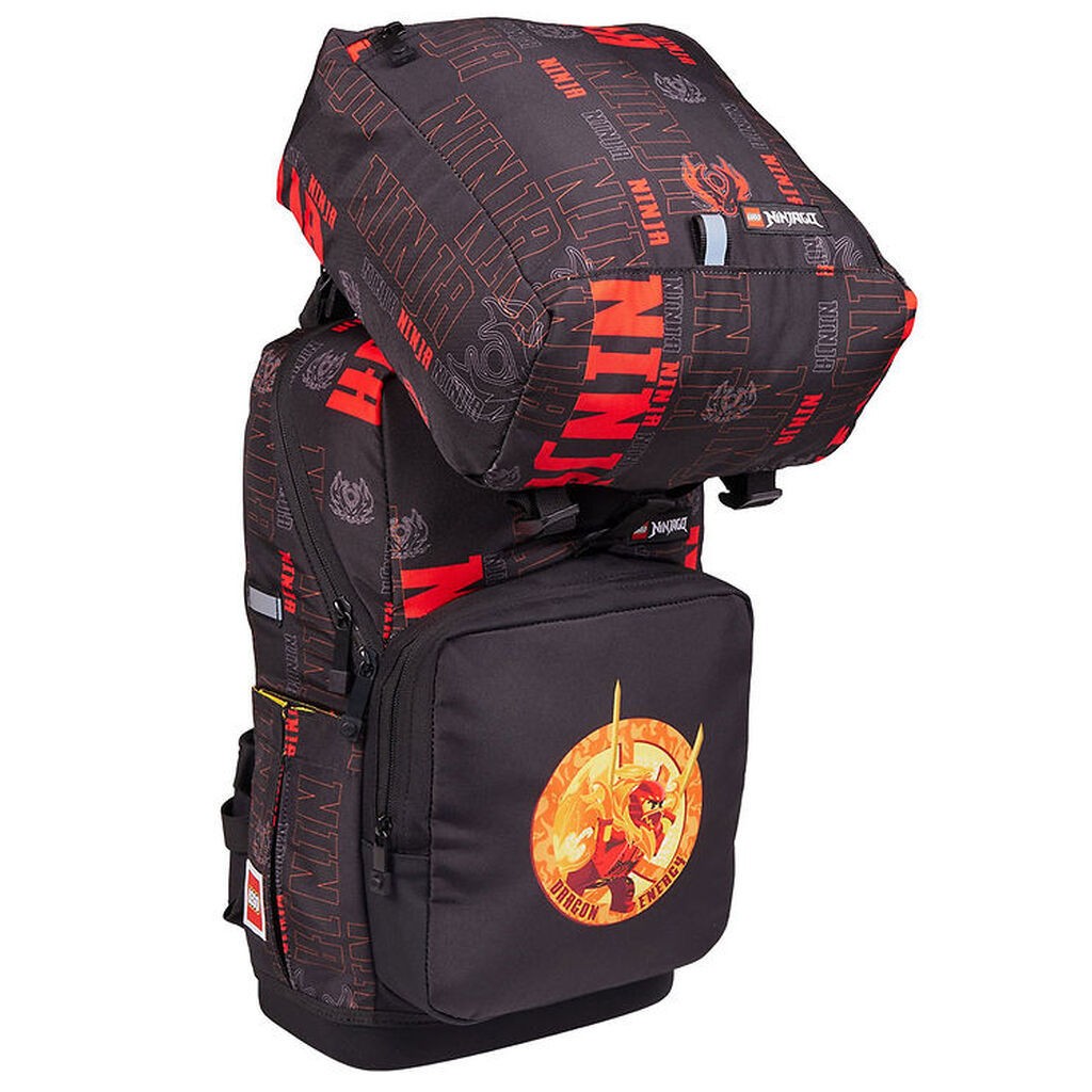 LEGOÂ® Ninjago Skoletaskesæt - Dragon Energy - 20 L - Sort