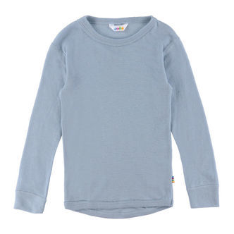 Joha Bluse - Uld - Støvet Blå