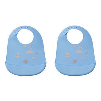 Liewood Hagesmække - Silikone - 2-pak - Tilda - Seaside Sky Blue