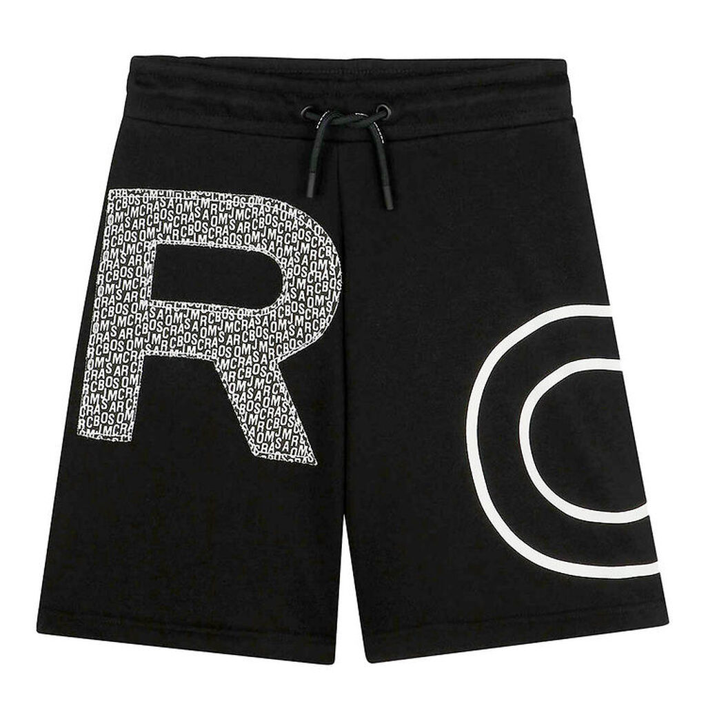 Little Marc Jacobs Sweatshorts - Sort/Hvid
