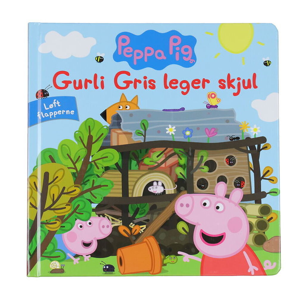 Alvilda Billedbog m. Flapper - Gurli Gris Leger Skjul - Løft Fla