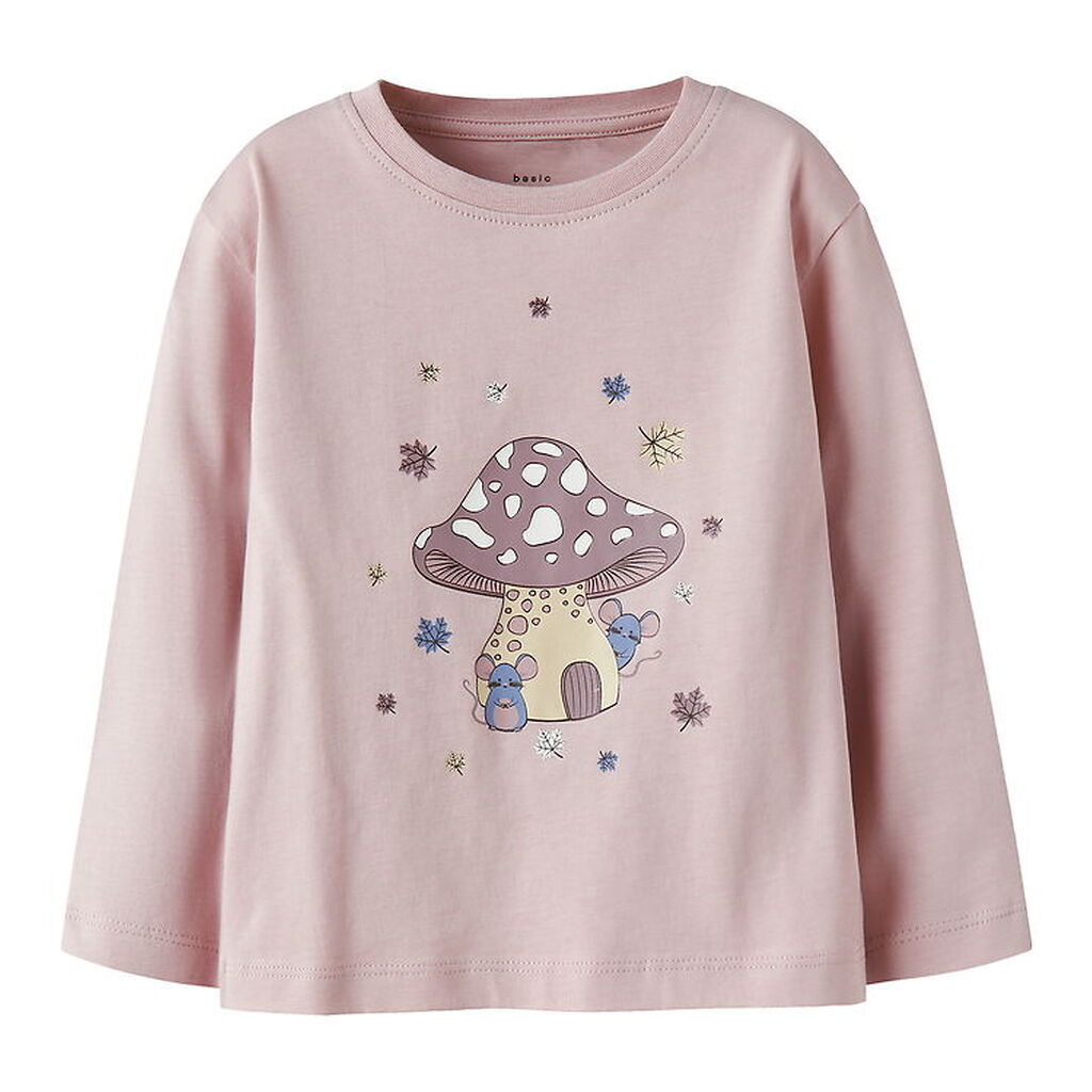 Name It Bluse - NmfVeen - Burnished Lilac/Mushroom