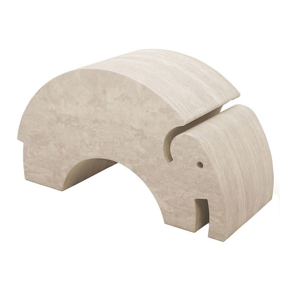 bObles Elefant - Marble Nature - Stor - 55x24x32 cm - Smoke