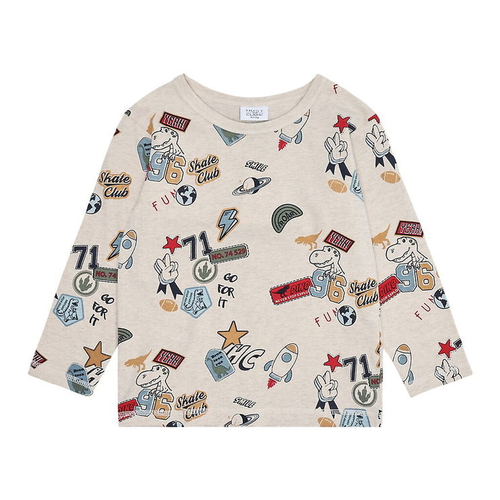 Hust and Claire Bluse - HCAnton Badges - Wheat Melange