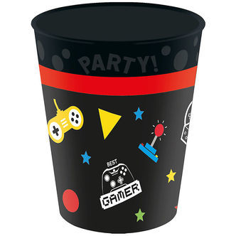 Decorata Party Plastikkopper - 4-pak - 250 ml - Gaming Party