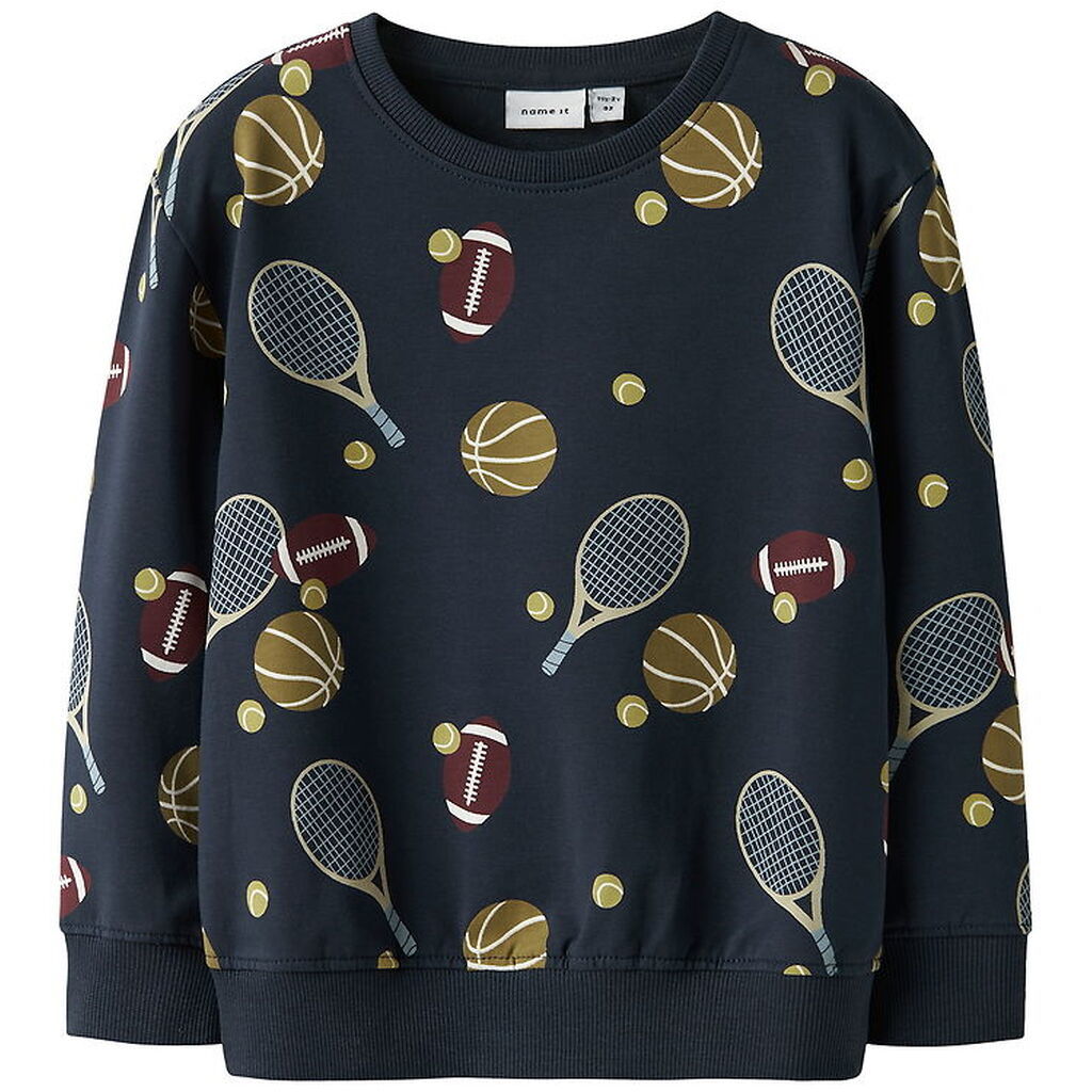 Name It Sweatshirt - NmmKeaton - Navy Blazer m. Print