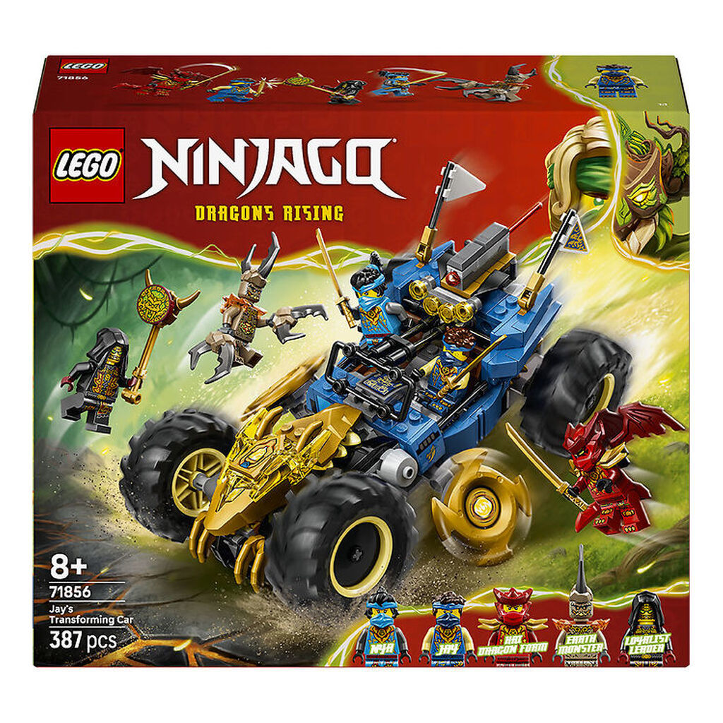 LEGOÂ® Ninjago - Jays Forvandlingsbil 71856 - 387 Dele