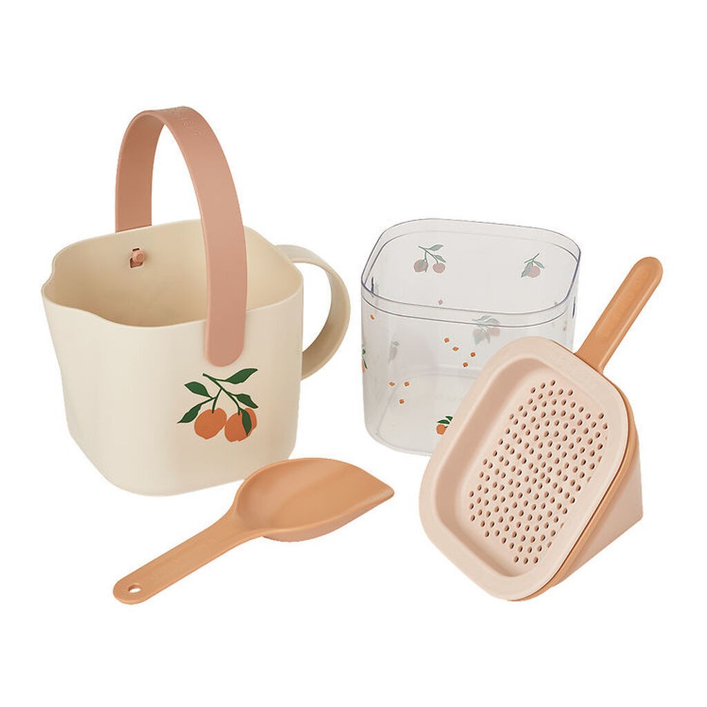 Liewood Strandsæt - 5 Dele - Roald - Peach/Sea Shell