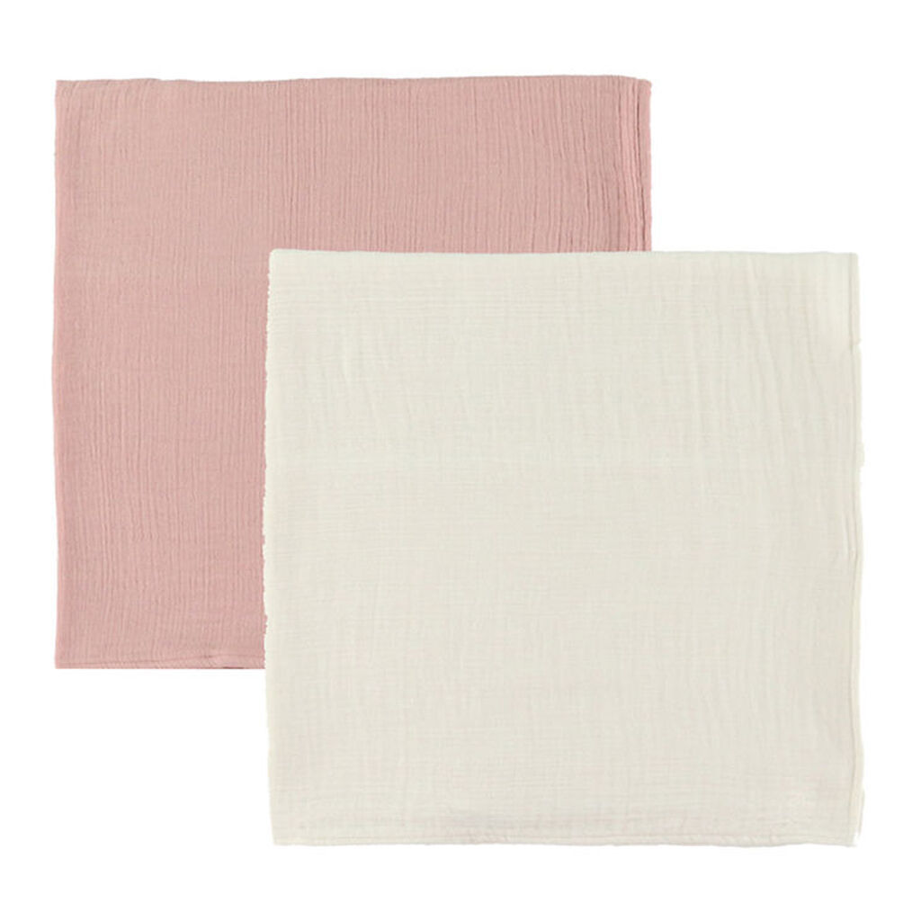 OOh Noo Stofbleer - 2-pak - 65x65 cm - Ivory & Blush