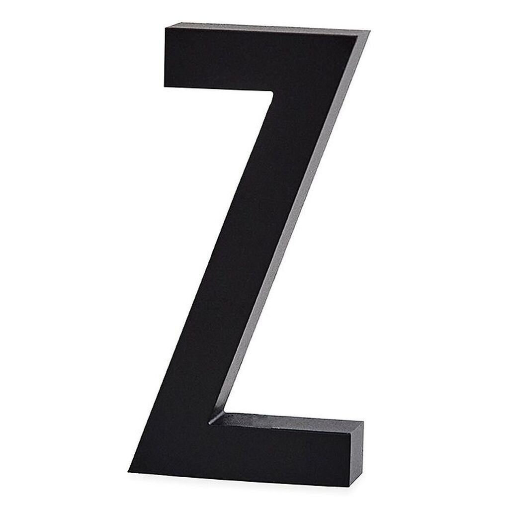 Design Letters Alubogstav - Z - Sort
