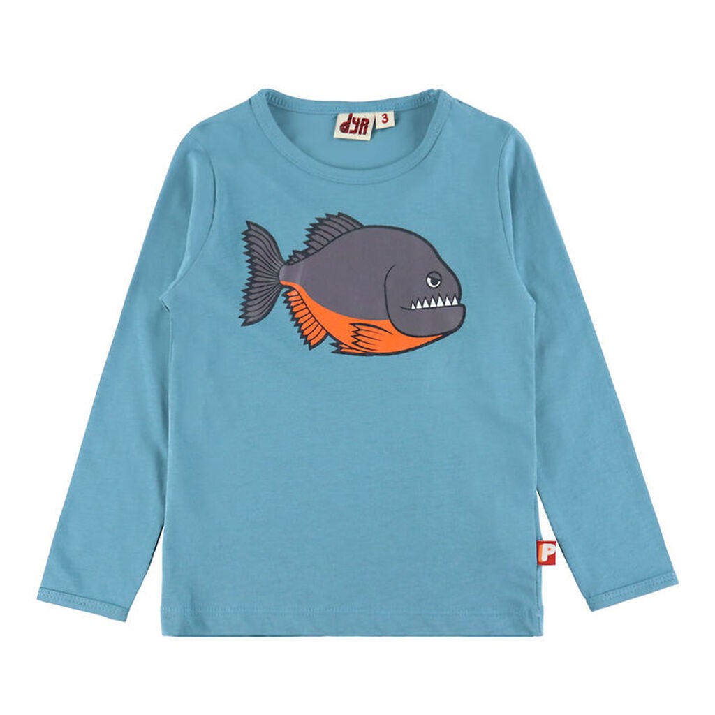 DYR-Cph Bluse - Dyrshedding - Grey Duck Piratfisk