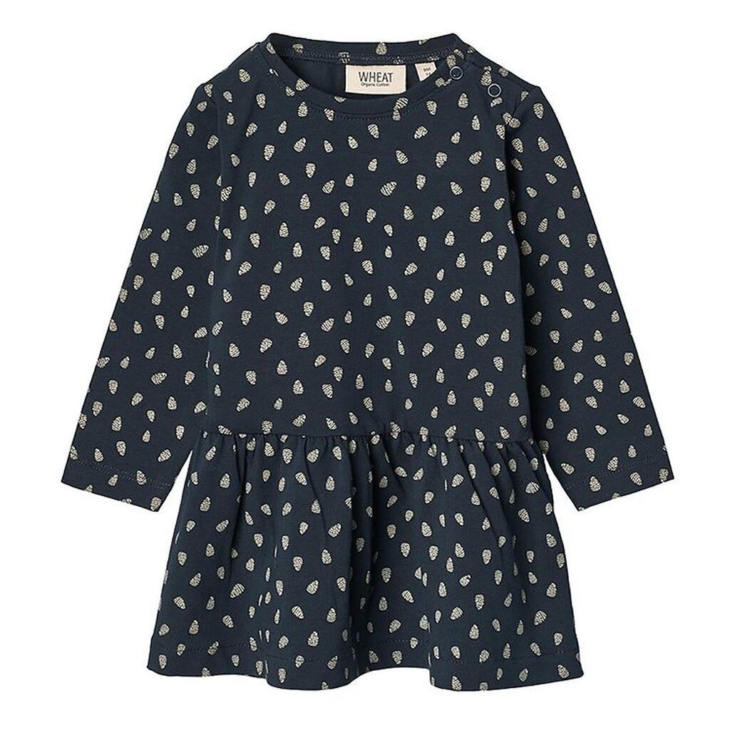 Wheat Kjole - Bessie - Navy Sprucecone