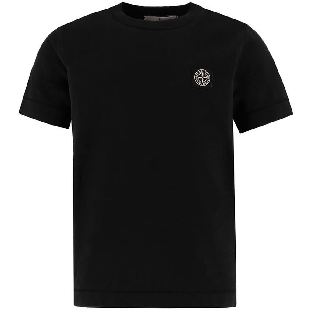 Stone Island T-shirt - Sort m. Logo