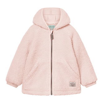 Mini A Ture Fleecejakke - Teddy - MatLiff - Shell Rose
