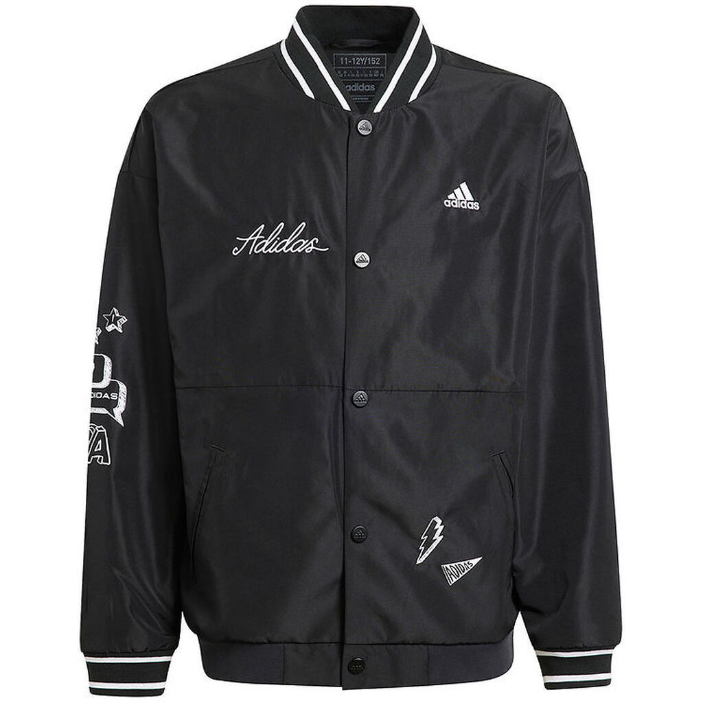 adidas Performance Cardigan - J Bluv Q3 Wvjkt - Sort/Hvid