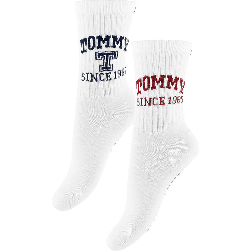 Tommy Hilfiger Strømper - 2-pak - Hvid m. Print