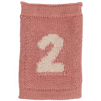 Smallstuff Strikket Flag - 2 - Rosa Tal